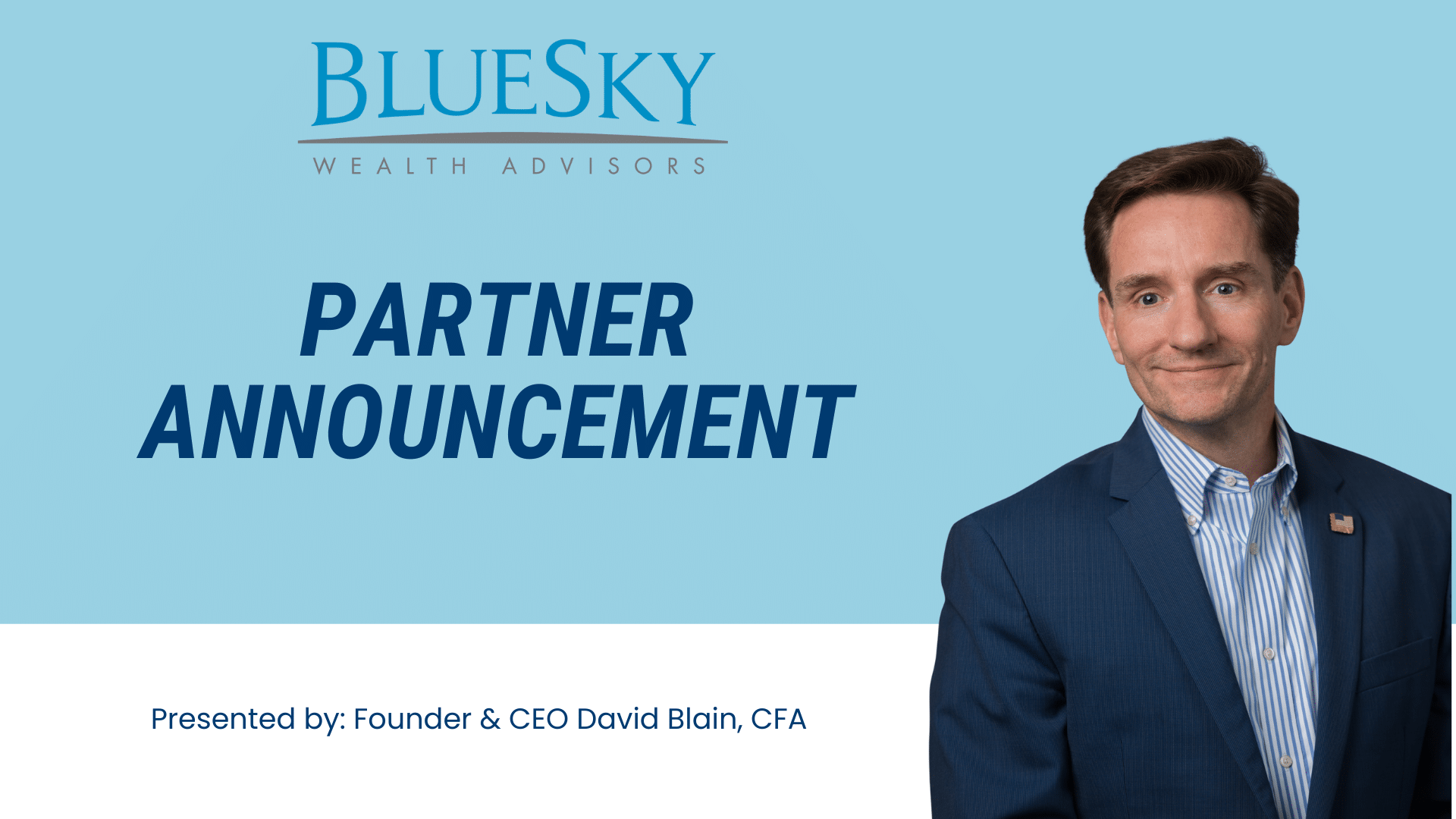 PARTNER ANNOUNCEMENT